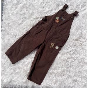 OSHKOSH B’gosh Brown Parch Overalls 24m